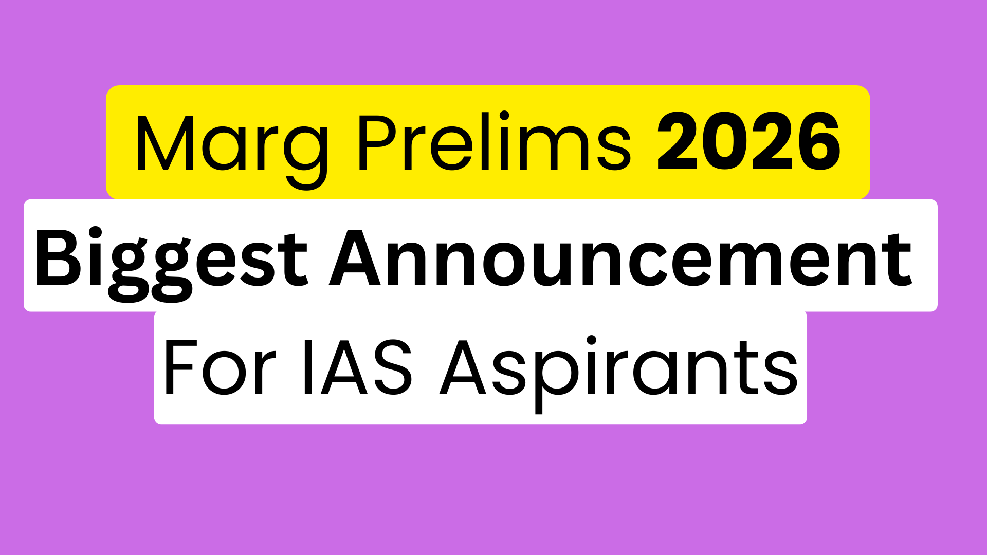 Biggest Announcement For IAS Aspirants 🔥🔥🔥
