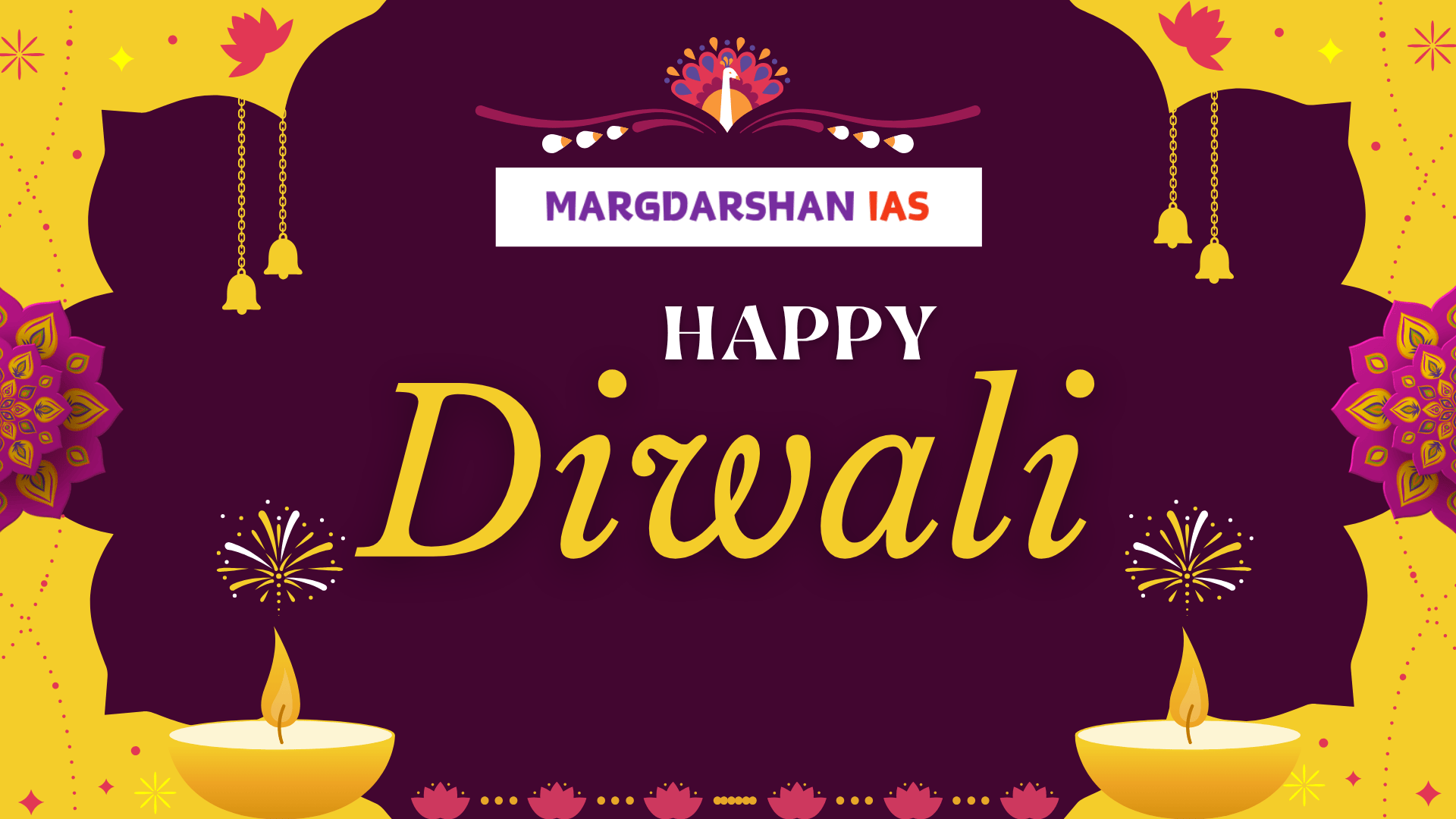 Happy Diwali from Margdarshan IAS — Illuminating Your UPSC Journey