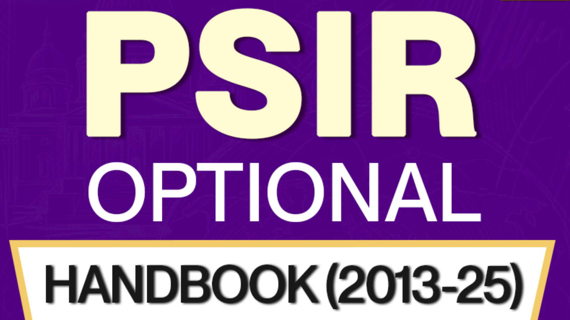 PSIR PYQs Are Your Preparation Blueprint 🎯